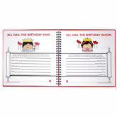 Love Hangover In Black Eye Mask With Activity Book, Handcuff, Artificial Rose & Greeting Card For Special Valentine's Gift